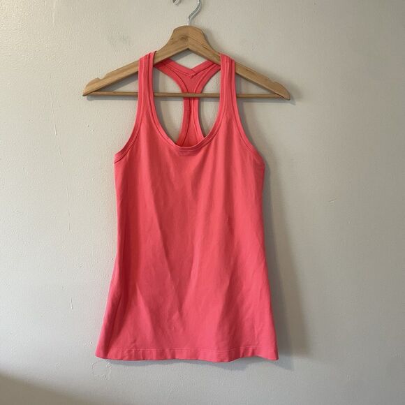 Lululemon Women’s Cool Racerback Bright Pink Tank Flash Light - Picture 4 of 6
